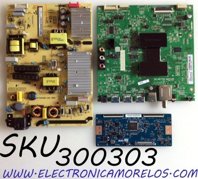 KIT DE TARJETAS PARA TV TCL / NUMERO DE PARTE MAIN 08-CS55CUN-OC411AA / 40-MST10S-MAE4HG / 08-MS10S01-MA200AA / MA300AA / V8-ST10K1-LF1V12 / T-CON 55.55T32.C28 / 5555T32C28 / FUENTE 08-L141WA2-PW220AB / 40-L141H4-PWG1CG / PANEL LVU550ND1L / MODELO 55S405
